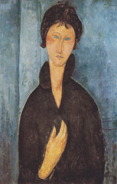Amedeo Modigliani, 'Femme aux yeux bleus', 1918