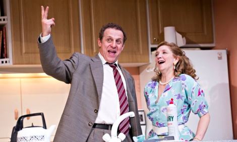 Nigel Lindsay and Debra Gillett